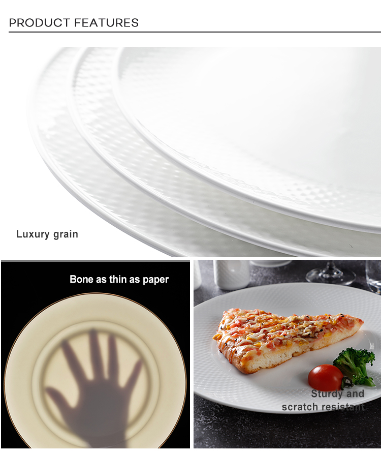 Two Eight Tableware Bone Dinner Plate, Hot Sale Banquet Bone Dinner Plate, Bone China Plate> 12