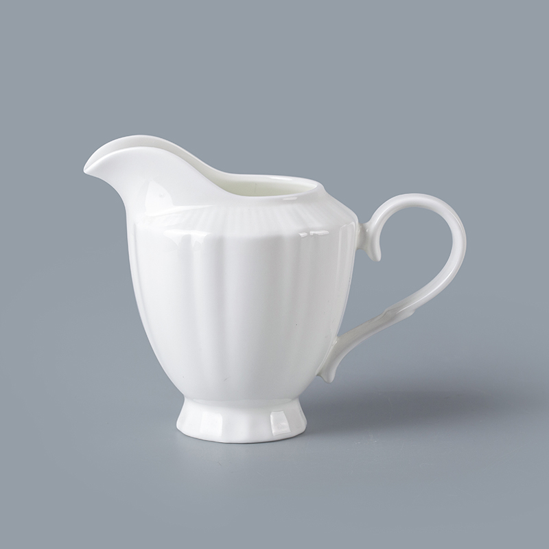 cheap super white porcelain milk jug modern strengthen milk jug use in cafe restaurant hotel 1