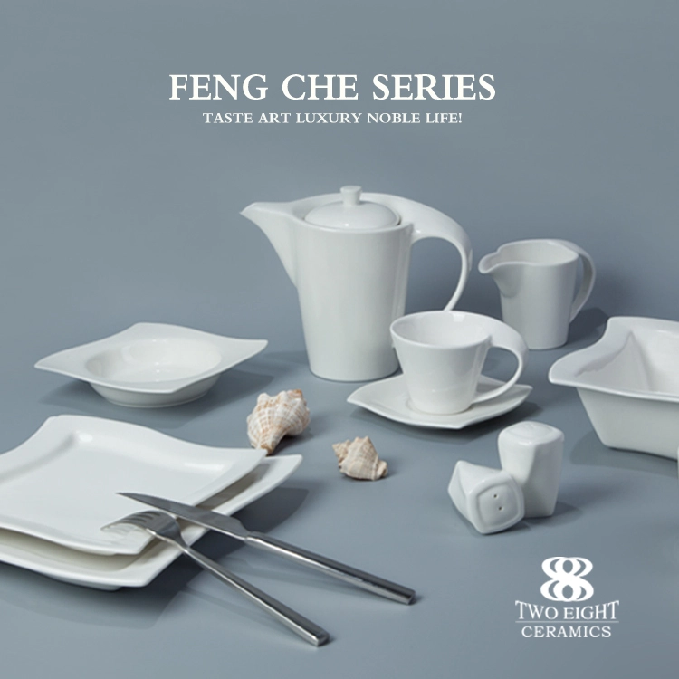 kitchen and dining tableware dinnerware set supplier for western hotel and restaurant porcelain acropal plate bowl cup set 1