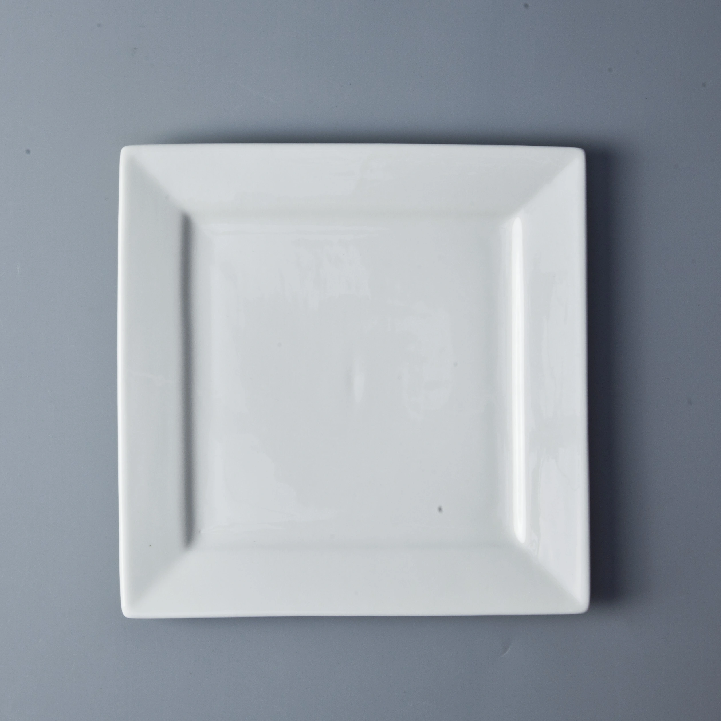 Wholesale Ceramic Square Plate Bulk Dinner Plates For Restaurant, Assiettes Restaurant 1