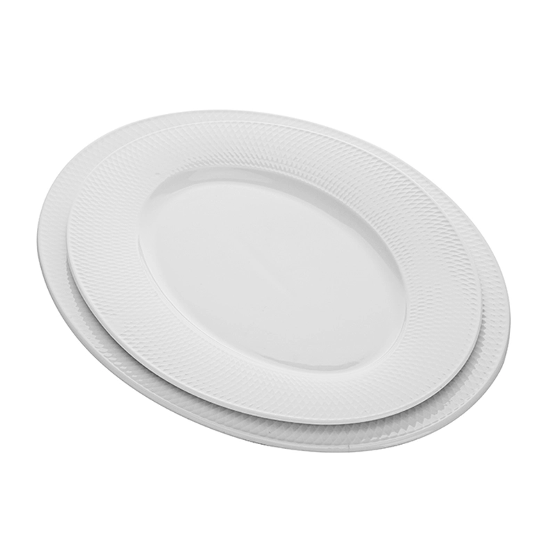Kitchen Accessories 2019 Catering Supplies Ceramic Dinner Plates India Restaurant Oval Plate,Oval Shaped Dinnerware 1