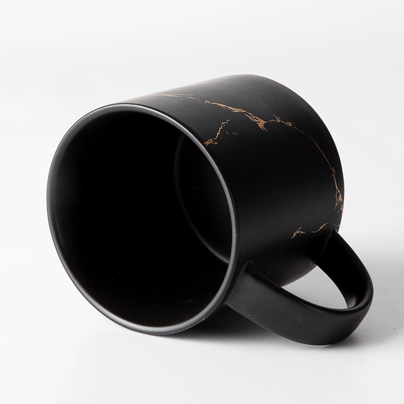 400ml 450ml Restaurant Hotel Cafe Use Black Gold Coffee Mug Ceramic, Personalized Mug, Coffee Mugs Custom Logo 1