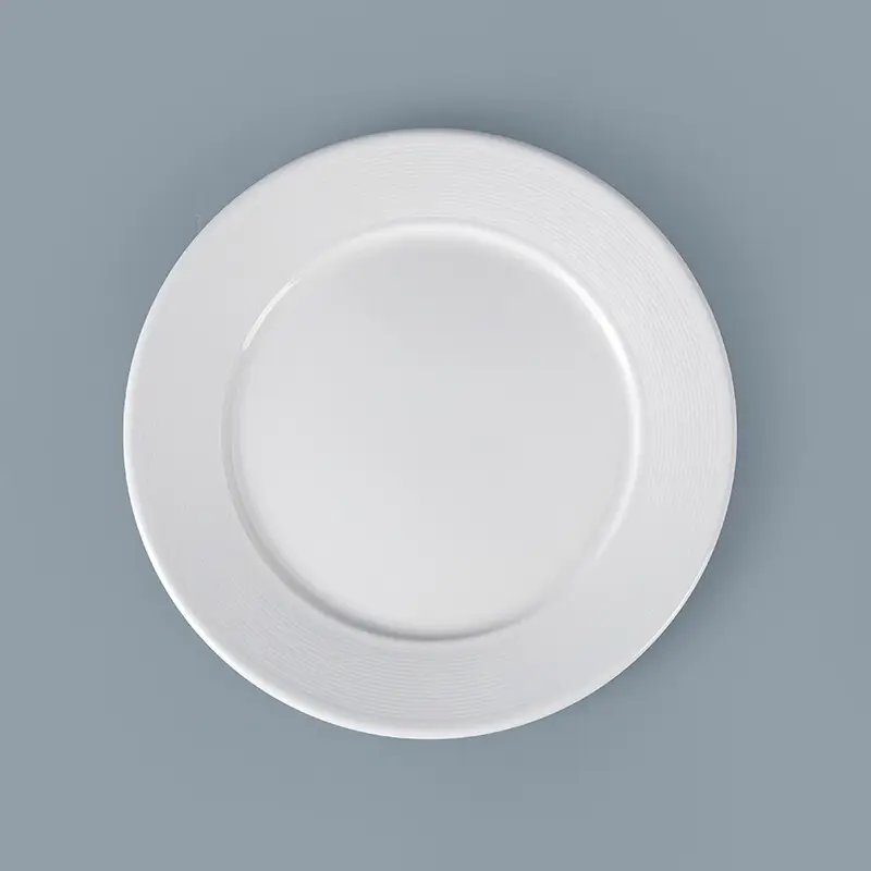 Two Eight flat ceramic plate Suppliers for restaurant 2