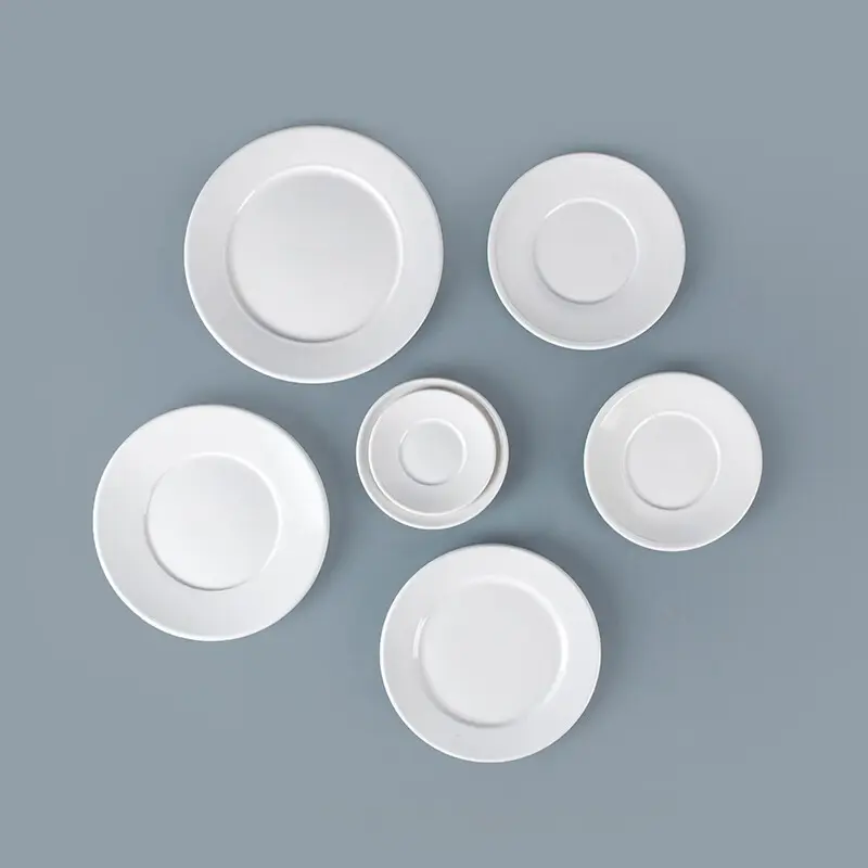 Two Eight flat ceramic plate Suppliers for restaurant 6