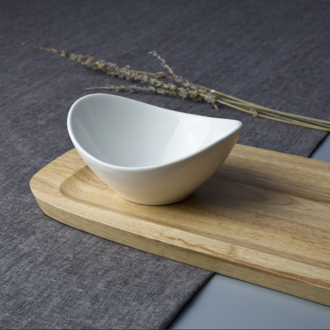 2017 New Design China Porcelain Serving Dish For Hotel And Restaurant, Restaurant Quality Tableware Soy Sauce Dish& 1