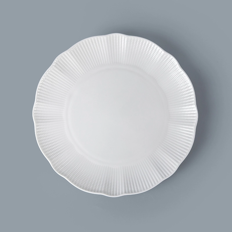 Bone China Porcelain Hotel Restaurant Crockery Tableware Platter, Bone China Porcelain Porcelain Serving Platter^ 1