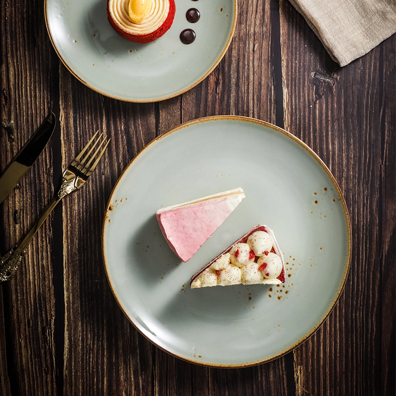 China importing Dessert Porcelain Dinner Plate, Guangzhou Factory Ceramics Dinner Dishes,Restaurant/Hotel Dinnerware 1