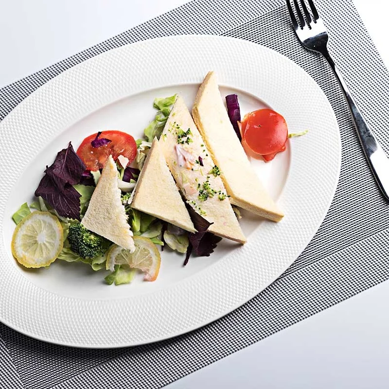 Eco Friendly Banquet Wedding Dishes Royal Fish Plate, Party & Event Catering Horeca Dinner Oval Plates For Restaurant& 1
