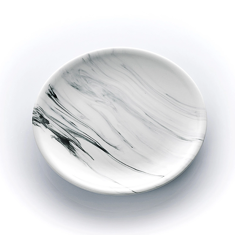 New Design Porcelain Tableware Crockery Dinnerware Marble, Manufacturer Restaurant Dinner Ceramic Marble Plate> 1