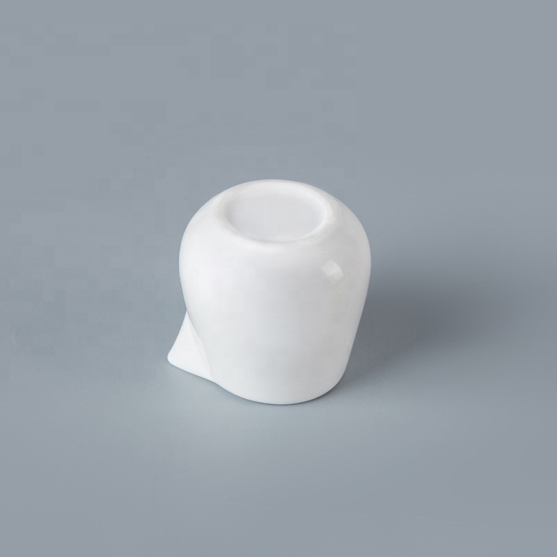 Good-Looking Without Handle Vajilla Hotel White Milk Jug, Hotel Crockery Ceramic Milk Jug^ 5