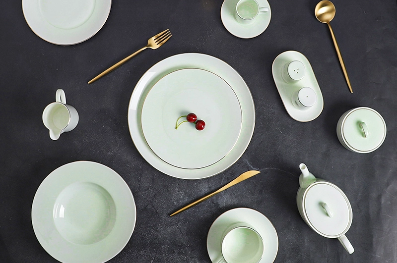 Royal Luxury Emerald Dinnerware Collection - 2021 Bone China Dinnerware for Restaurant 1