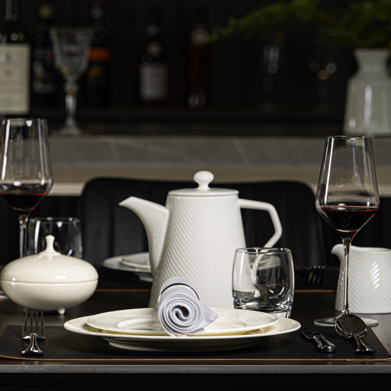 Lipper Collection - 2023 Unique Dinnerware Collection Outlined With The Simplest Emboss Lines And Matte Colors For Hotels, Restaurants, Events...1 1