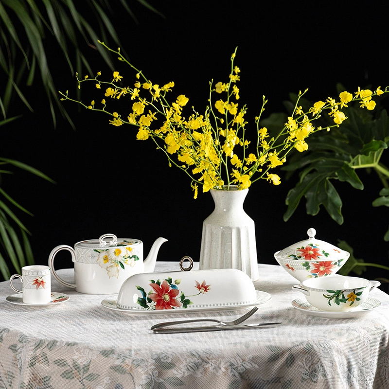 Passion Collection- 2023 New Design Bone China Dinnerware With Decal For Hotel, Restaurant, Event... 1