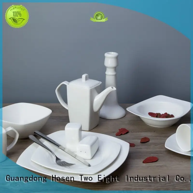 wang white dinner sets Two Eight white porcelain tableware 1