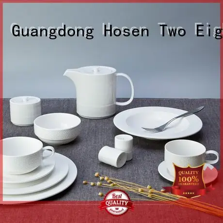 white porcelain tableware color Two Eight Brand white dinner sets 1