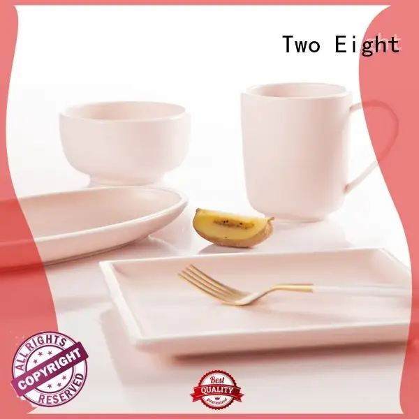 elegant su white Two Eight 16 piece porcelain dinner set 1