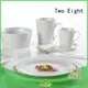 Quality 16 piece porcelain dinner set Two Eight Brand contemporary blue and white porcelain 1