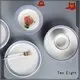 OEM 16 piece porcelain dinner set blue black round blue and white porcelain 1