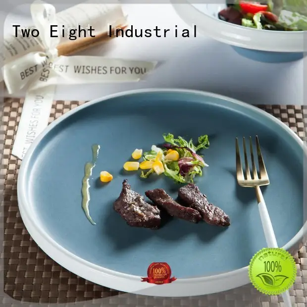 green solid color Two Eight 16 piece porcelain dinner set 1