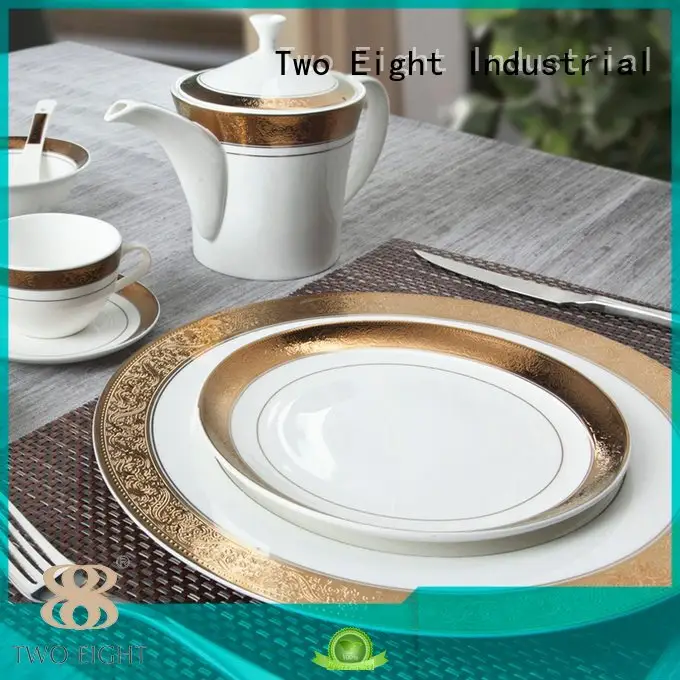 Custom fine china tea sets princess men flat Two Eight 1