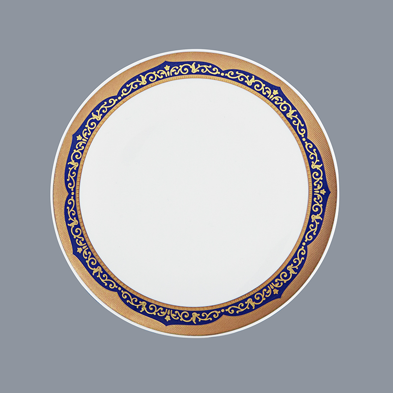 Best Italian Style Dark Blue Fine Bone China Dinnerware with Decal Rim...