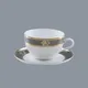 Two Eight Brand rim mixed gold fine white porcelain dinnerware 10