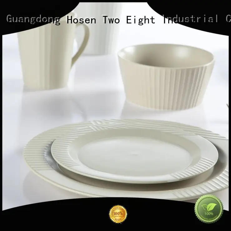 16 piece porcelain dinner set contemporary rim Two Eight Brand 1