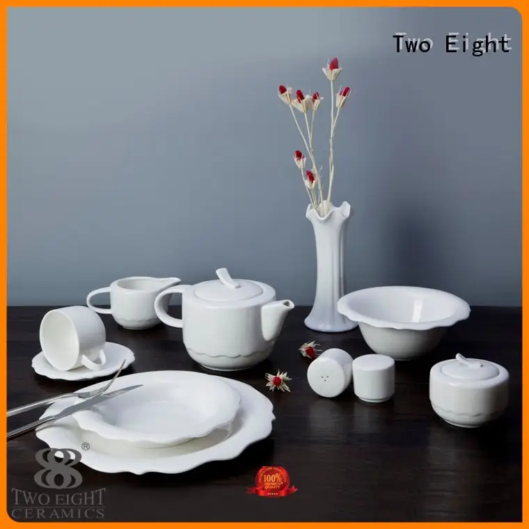 white porcelain tableware quan wang Two Eight Brand 1