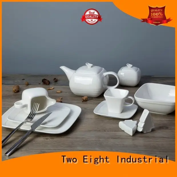 Wholesale plate sample white dinner sets Two Eight Brand 1