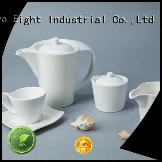 glaze plate Two Eight white porcelain tableware 1