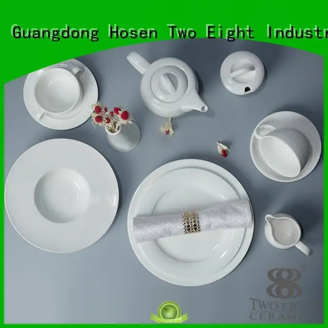 white porcelain tableware smooth bistro restaurant hotel 1