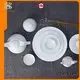 Two Eight porcelain restaurant white dinner sets glaze french 1