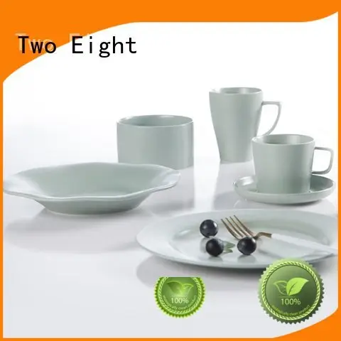 Two Eight light blue and white porcelain irregular black 1