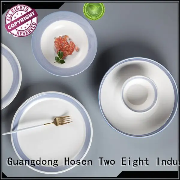 Two Eight Brand casual hong french blue and white porcelain irregular 1