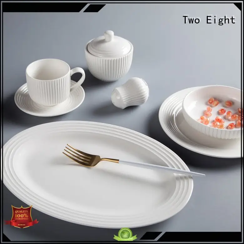 OEM white porcelain tableware dinnerware modern sample white dinner sets 1