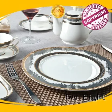 Quality fine white porcelain dinnerware Two Eight Brand royal fine china tea sets 1