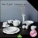 casual round white porcelain tableware Two Eight 1