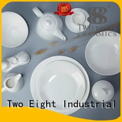 Two Eight Brand smoothly italian quan white porcelain tableware 1