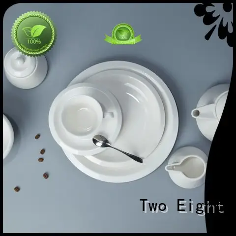 Two Eight white porcelain tableware white casual restaurant dish 1