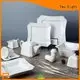 white porcelain tableware fang white dinner sets Two Eight Brand 1
