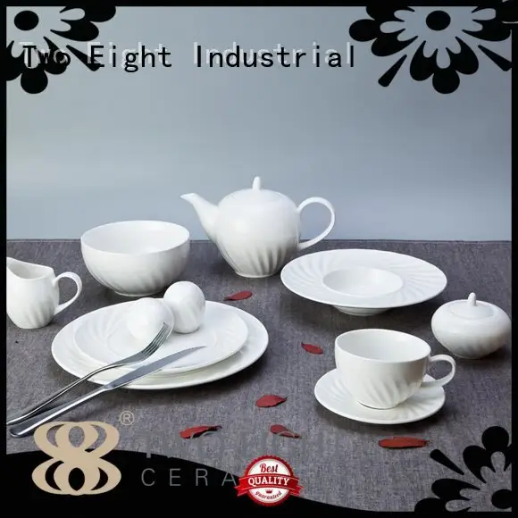 dinner white dinner sets Two Eight white porcelain tableware 1