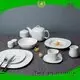 french
 smoothly white dinner sets Two Eight white porcelain tableware embossed
 style 1