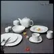 white porcelain tableware fang white dinner sets smoothly 1