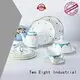 fine white porcelain dinnerware round gold fine china tea sets 1