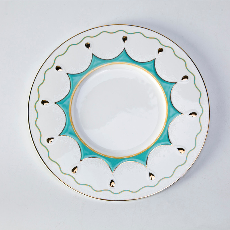 fine white porcelain dinnerware casual round bone Two Eight Brand company 3