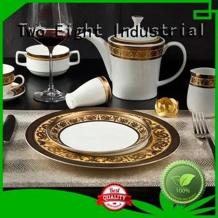 Two Eight modern fine china tea sets italian 1