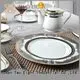 blue elegant fine china tea sets rim Two Eight 1