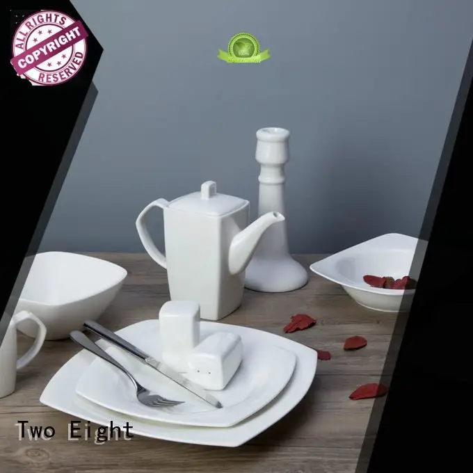 white porcelain tableware wang restaurant Two Eight Brand company 1