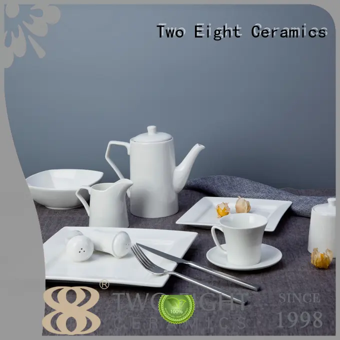 Wholesale style white porcelain tableware Two Eight Brand 1