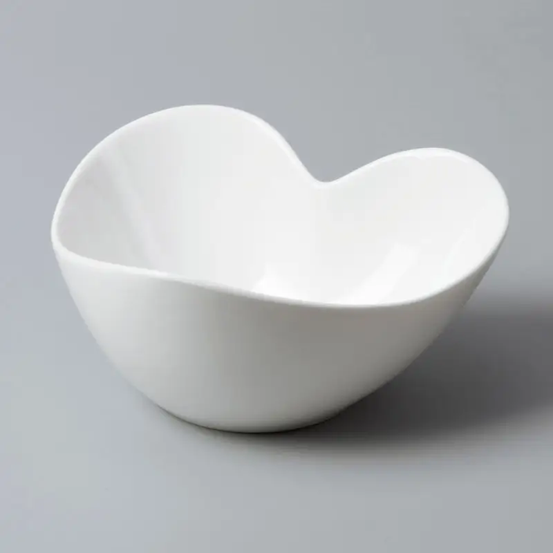 Two Eight Brand stock irregular home white porcelain tableware style 6